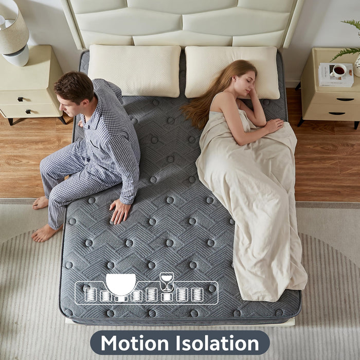 Queen Size Mattresses, 12 Inch Hybrid Queen Mattress in a Box