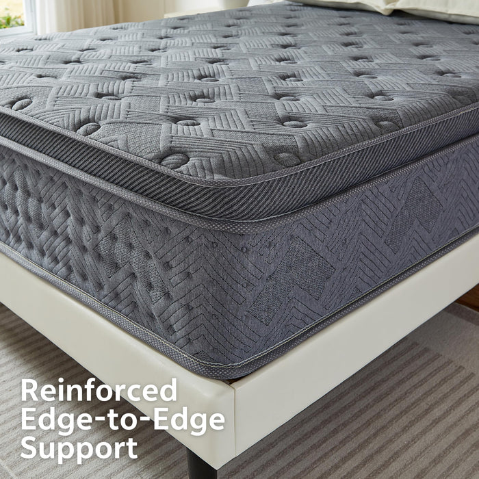 Queen Size Mattresses, 12 Inch Hybrid Queen Mattress in a Box