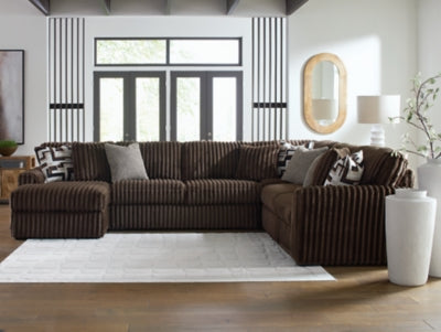 Midnight-Madness Sectional with Chaise