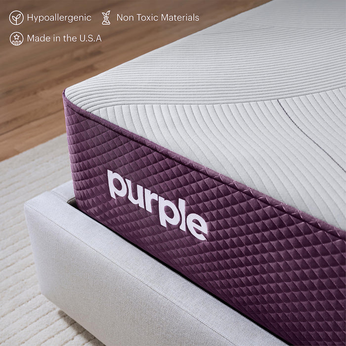 Purple Restore Mattress (Soft) – Queen, GelFlex Grid, Better Than Memory Foam, Temperature Neutral, Responsiveness, Breathability, Made in USA