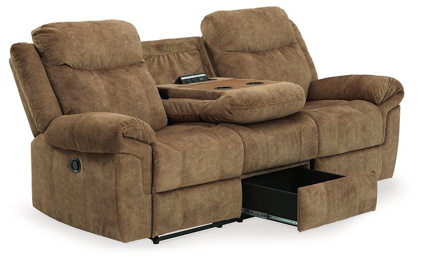 Huddle-Up Reclining Sofa with Drop Down Table