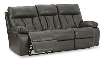 Willamen Reclining Sofa with Drop Down Table