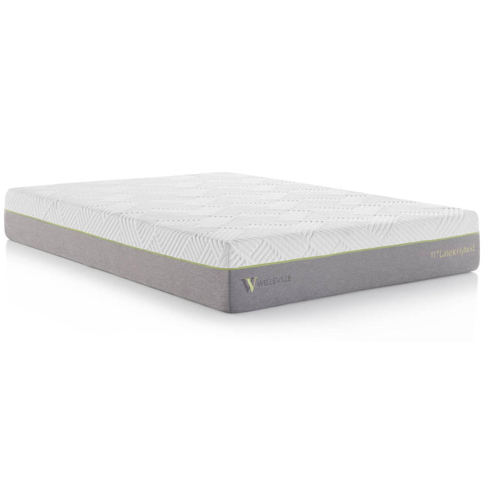 Wellsville 11" Latex Hybrid Mattress image