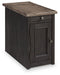 Tyler Creek Chairside End Table with USB Ports & Outlets image