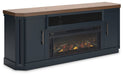 Landocken 83" TV Stand with Electric Fireplace image