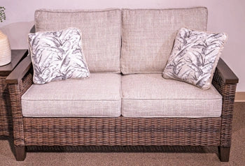 Monterey Point Outdoor Loveseat with Cushion