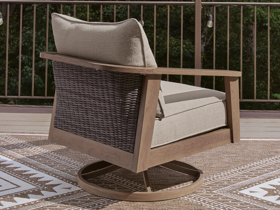 Harmony Headlands Outdoor Swivel Lounge with Cushion